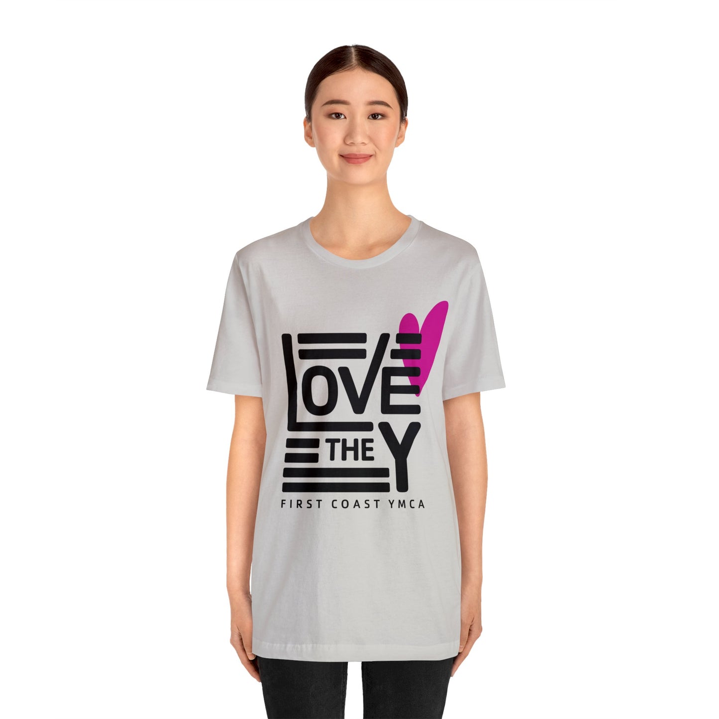 Love the Y - Grid Unisex Jersey Short Sleeve Tee