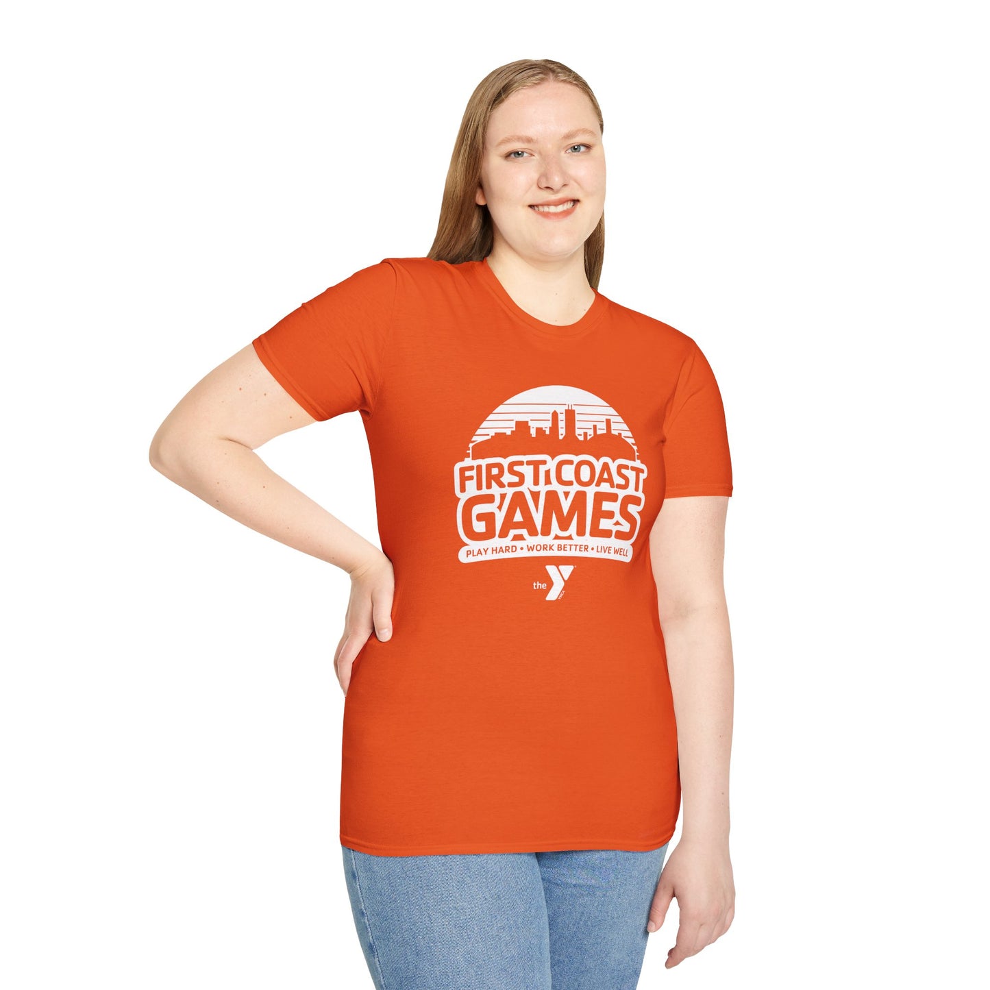 First Coast Games Skyline Unisex Softstyle T-Shirt