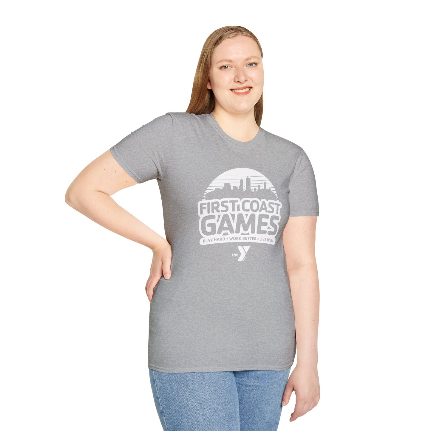 First Coast Games Skyline Unisex Softstyle T-Shirt