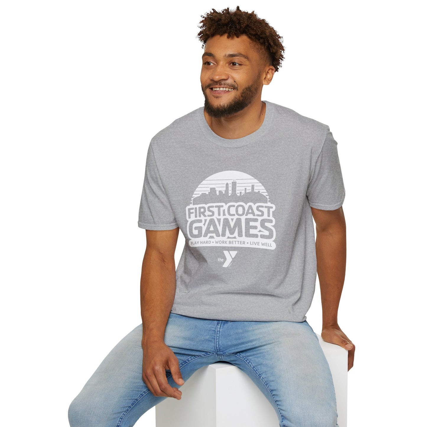 First Coast Games Skyline Unisex Softstyle T-Shirt