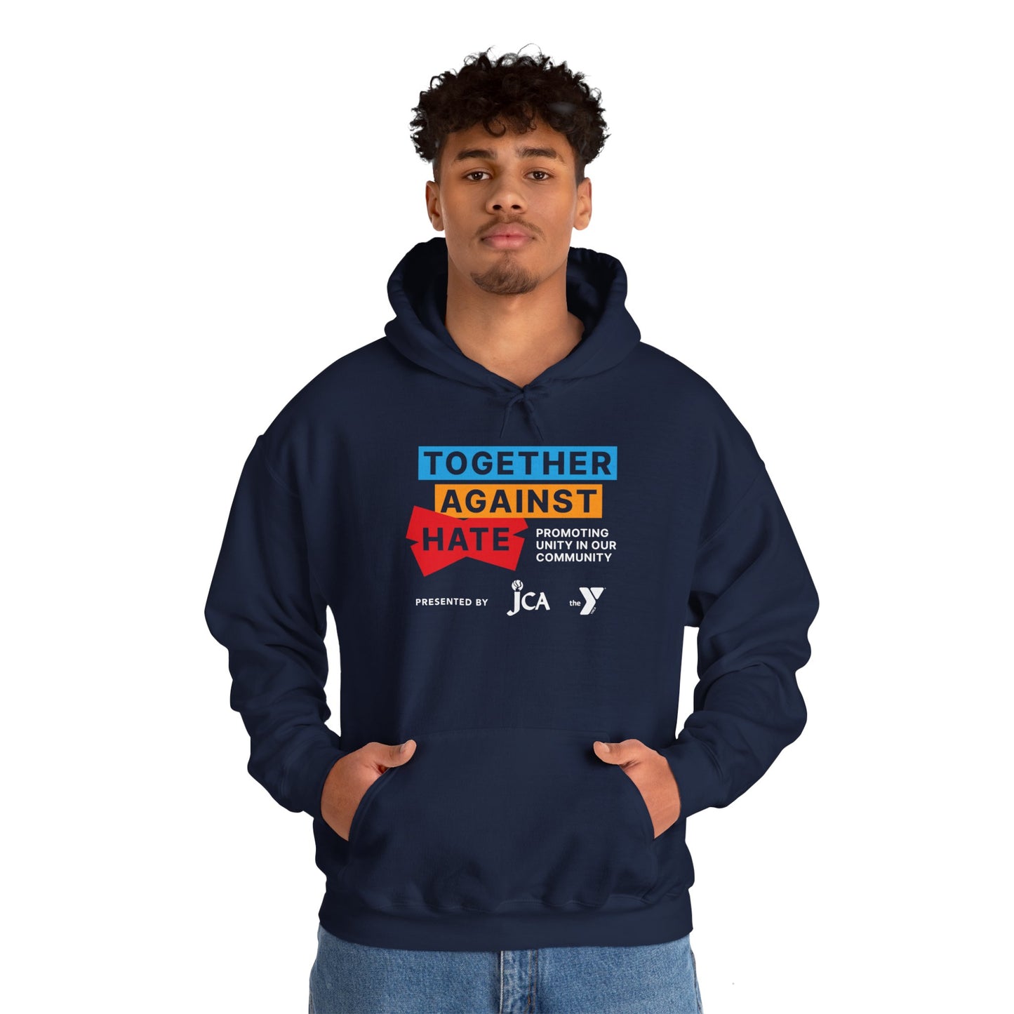 Together Against Hate - Unisex Heavy Blend™ Hooded Sweatshirt