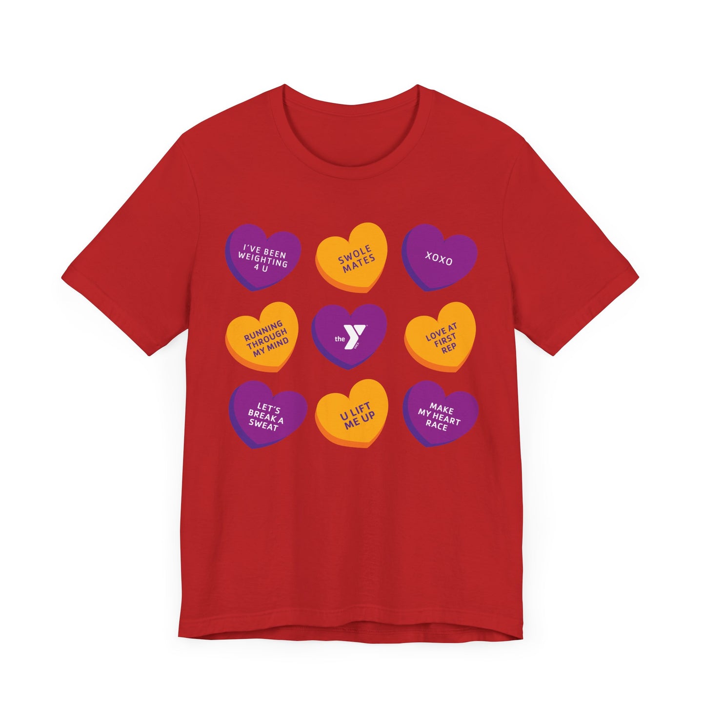 Love The Y - Conversation Hearts Short Sleeve Tee