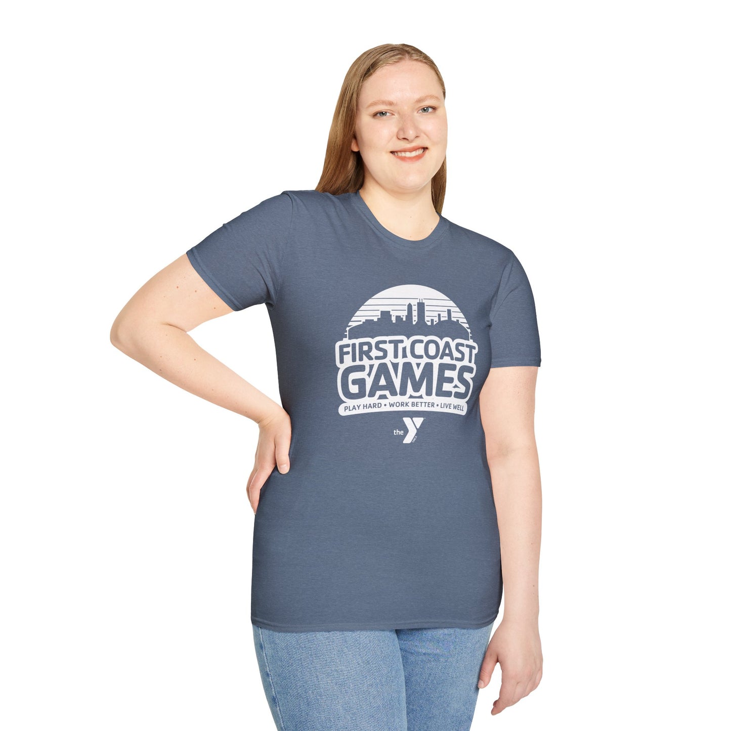 First Coast Games Skyline Unisex Softstyle T-Shirt