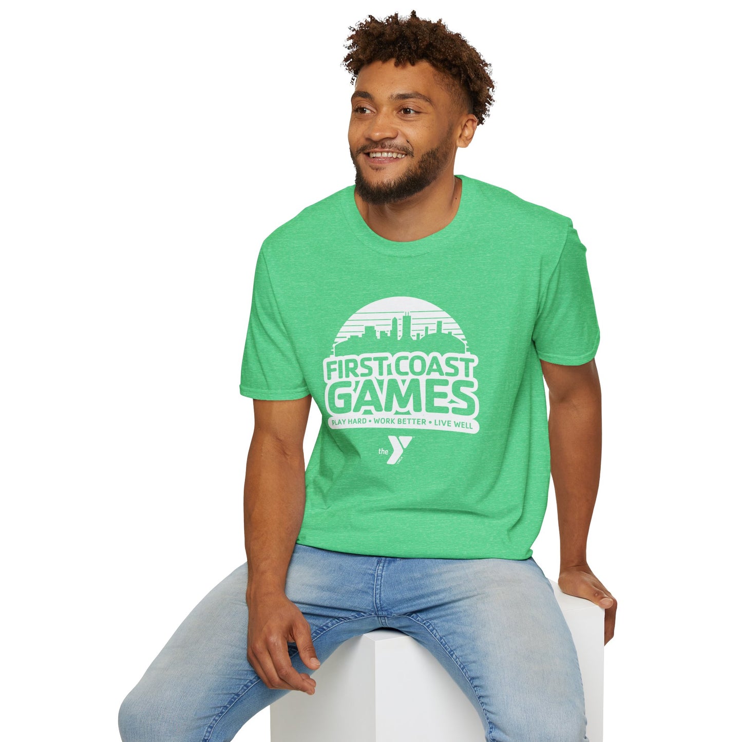 First Coast Games Skyline Unisex Softstyle T-Shirt