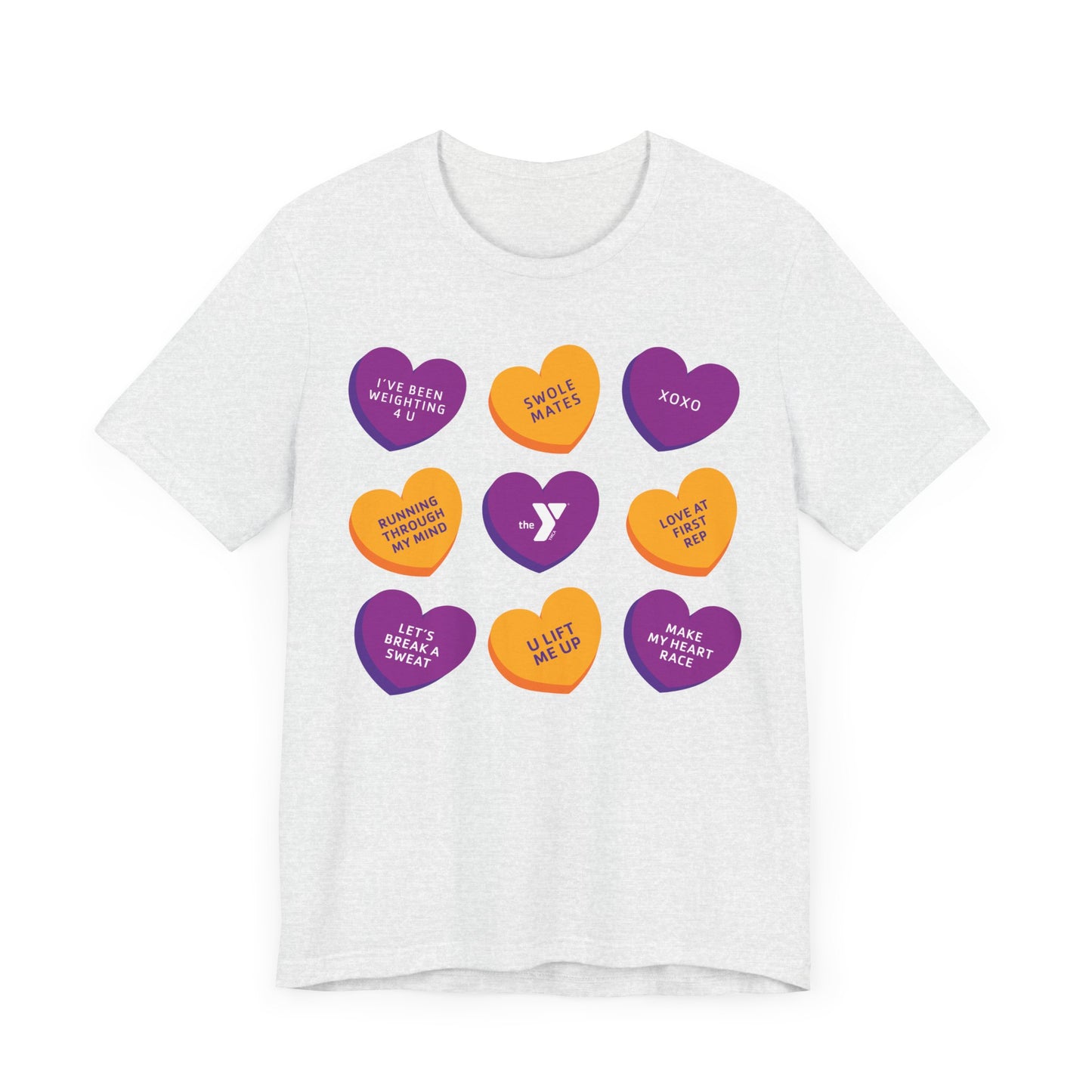 Love The Y - Conversation Hearts Short Sleeve Tee