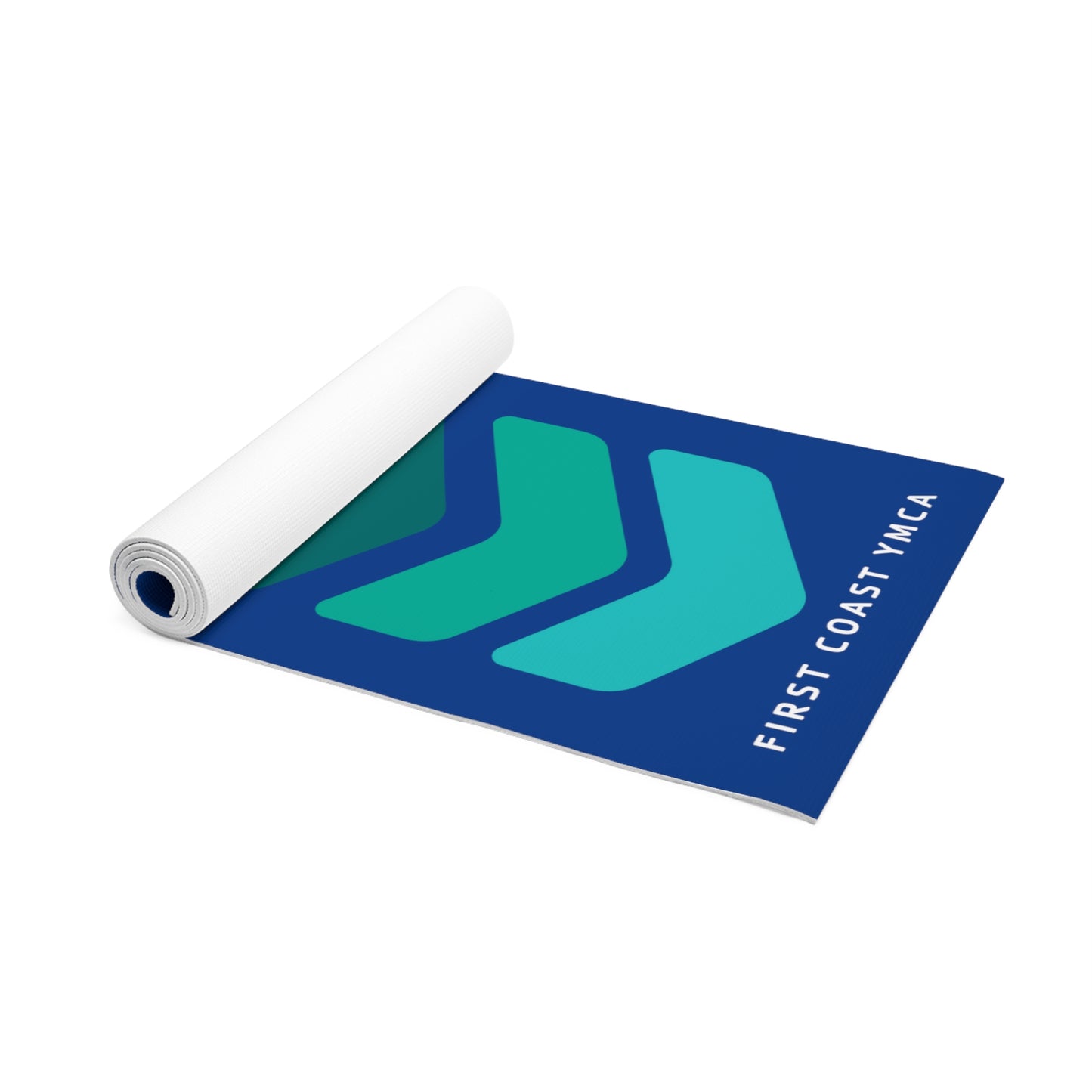 Y Arrow Foam Yoga Mat - Blue