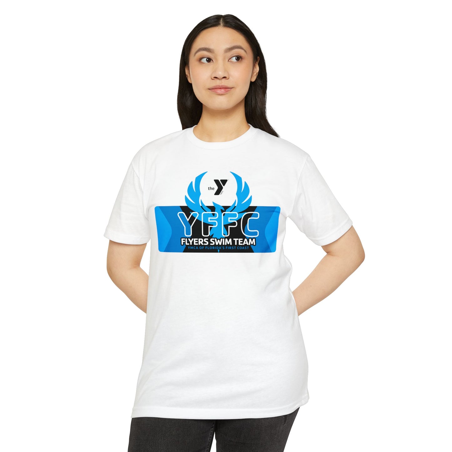 YFFC Flyers Swim Team Unisex Jersey T-shirt