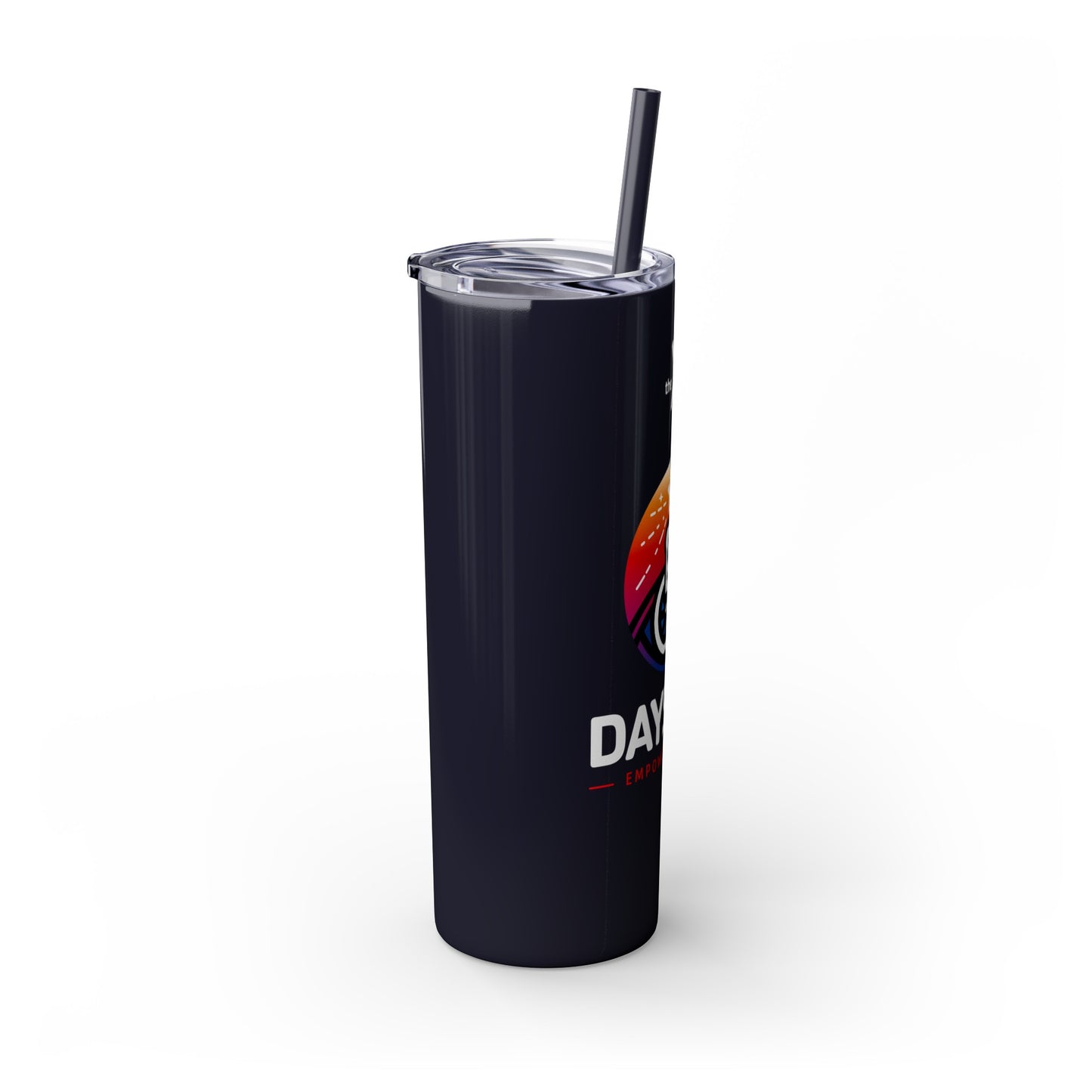 Daystar Skinny Tumbler with Straw, 20oz