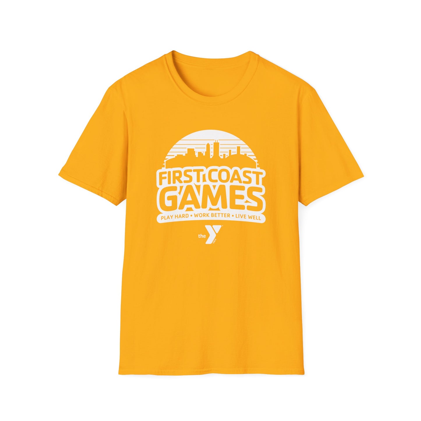First Coast Games Skyline Unisex Softstyle T-Shirt