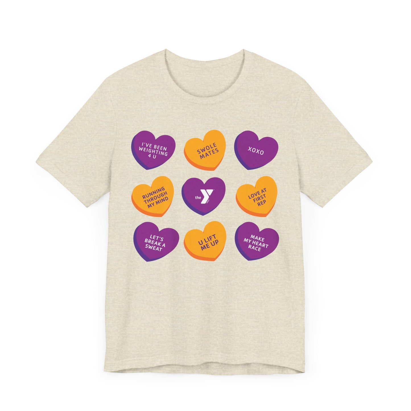 Love The Y - Conversation Hearts Short Sleeve Tee