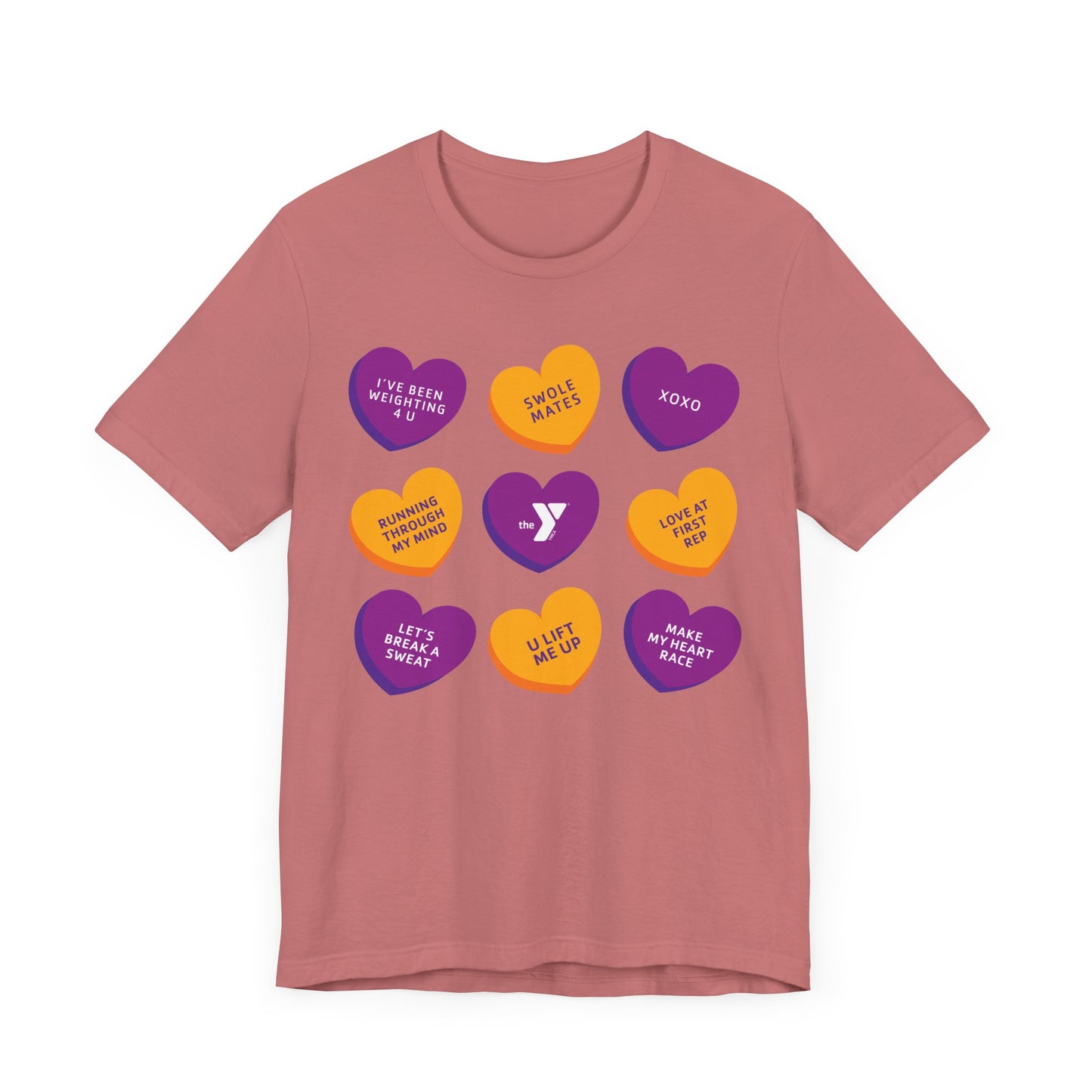 Love The Y - Conversation Hearts Short Sleeve Tee