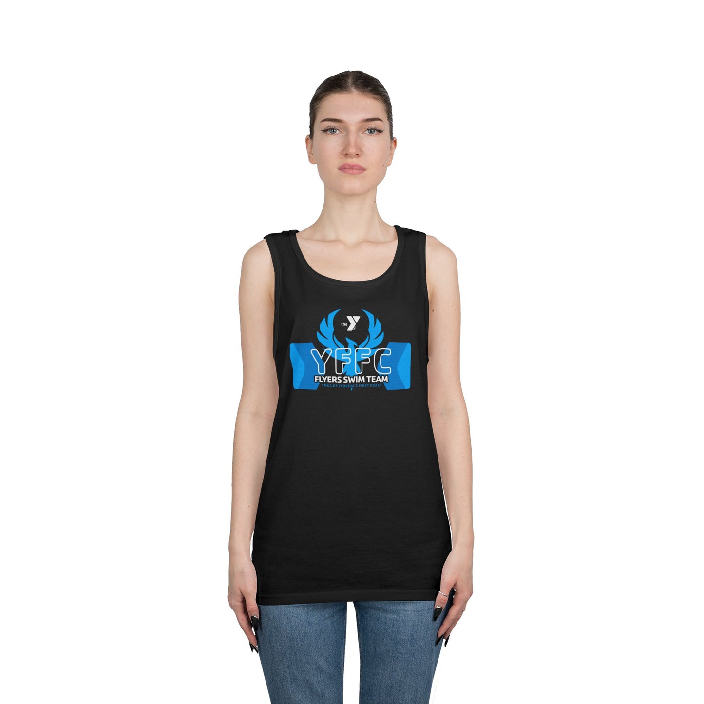 YFFC Flyers Swim Team Unisex Heavy Cotton Tank Top