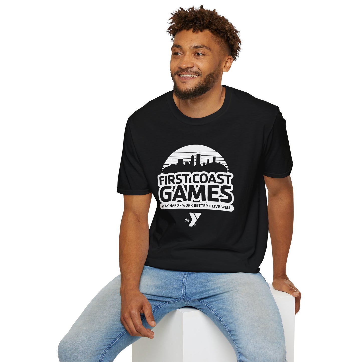 First Coast Games Skyline Unisex Softstyle T-Shirt