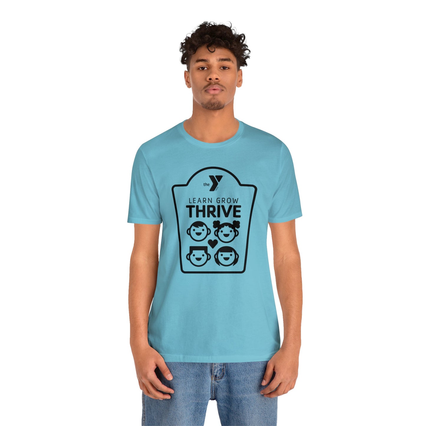 Learn Grow Thrive Unisex Jersey Short Sleeve Tee