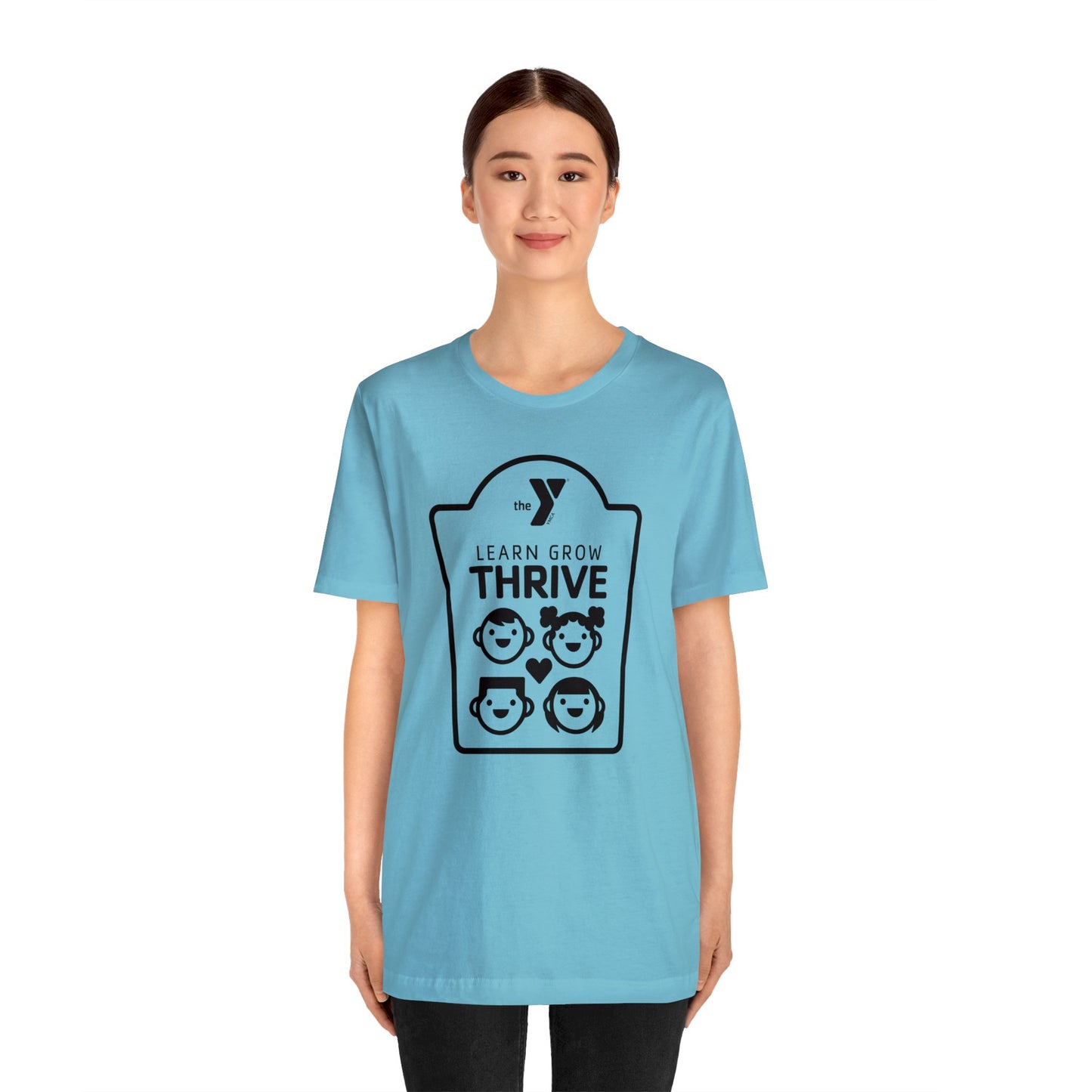 Learn Grow Thrive Unisex Jersey Short Sleeve Tee