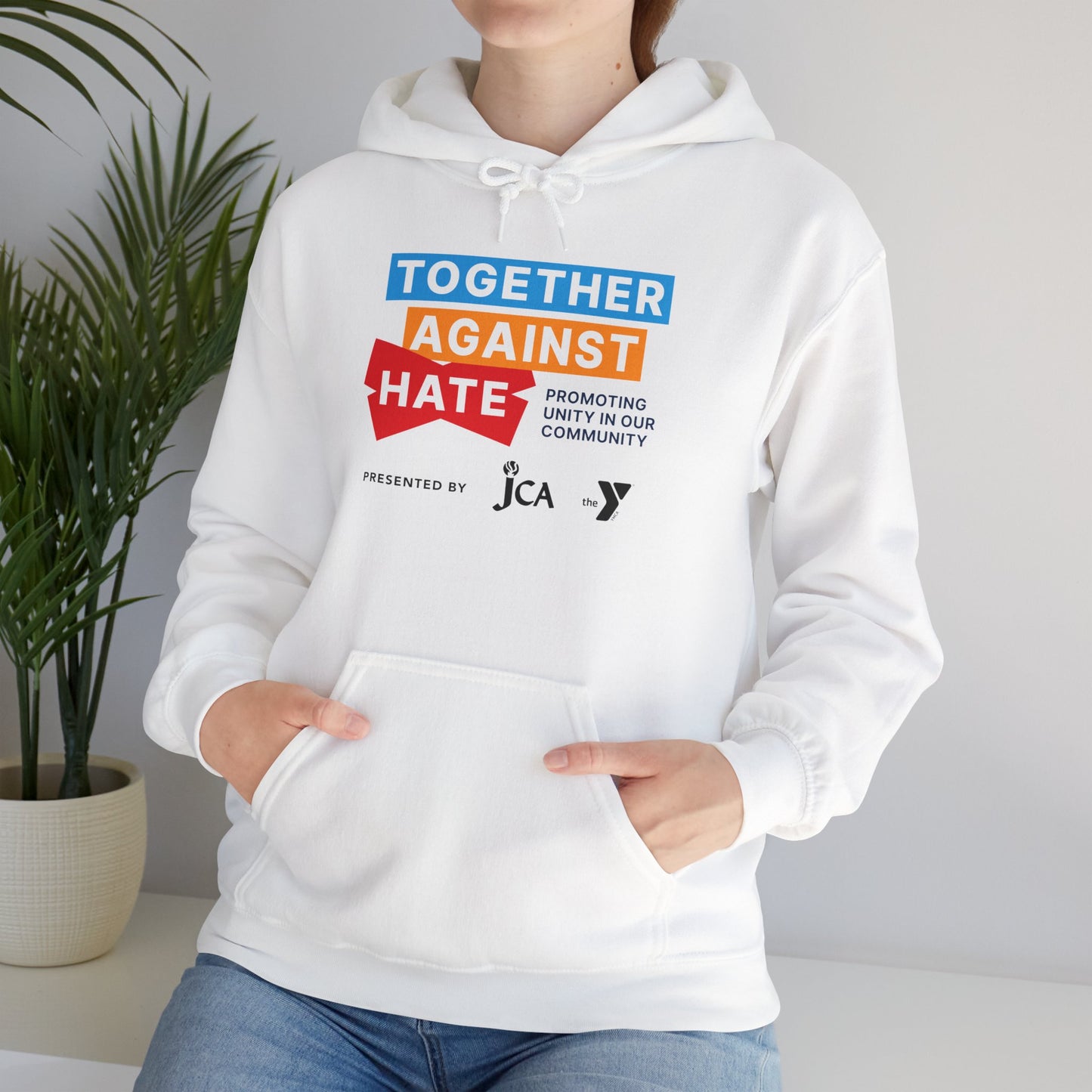 Together Against Hate - Unisex Heavy Blend™ Hooded Sweatshirt