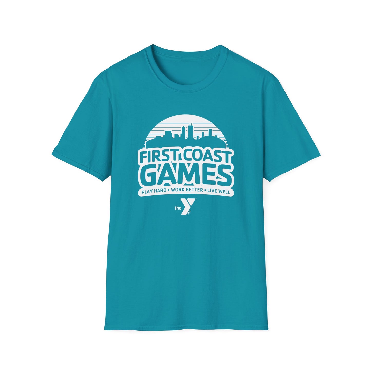 First Coast Games Skyline Unisex Softstyle T-Shirt