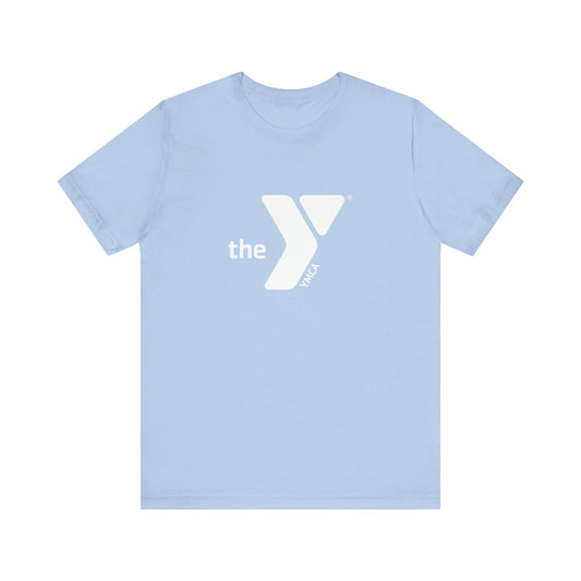Y Logo White Unisex Jersey Short Sleeve Tee