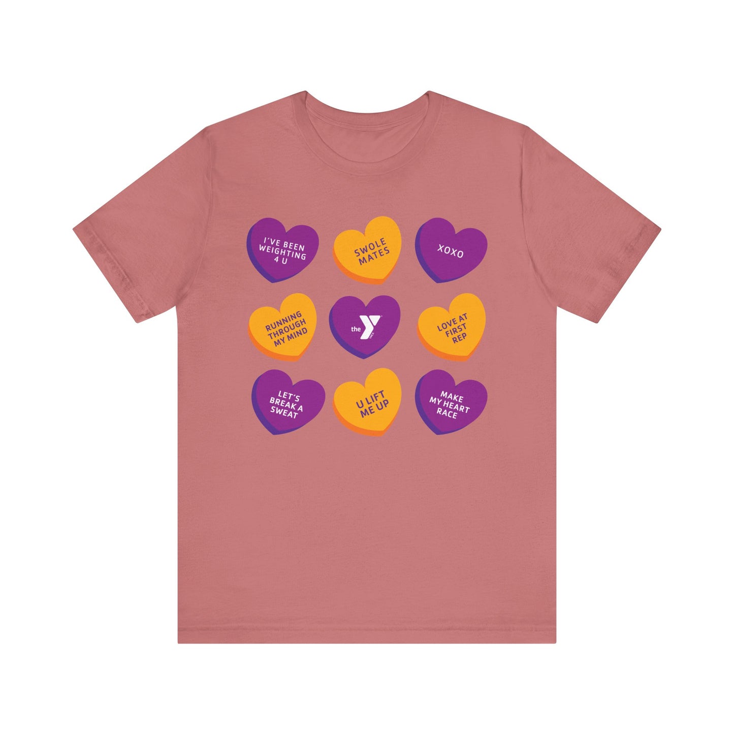 Love The Y - Conversation Hearts Short Sleeve Tee