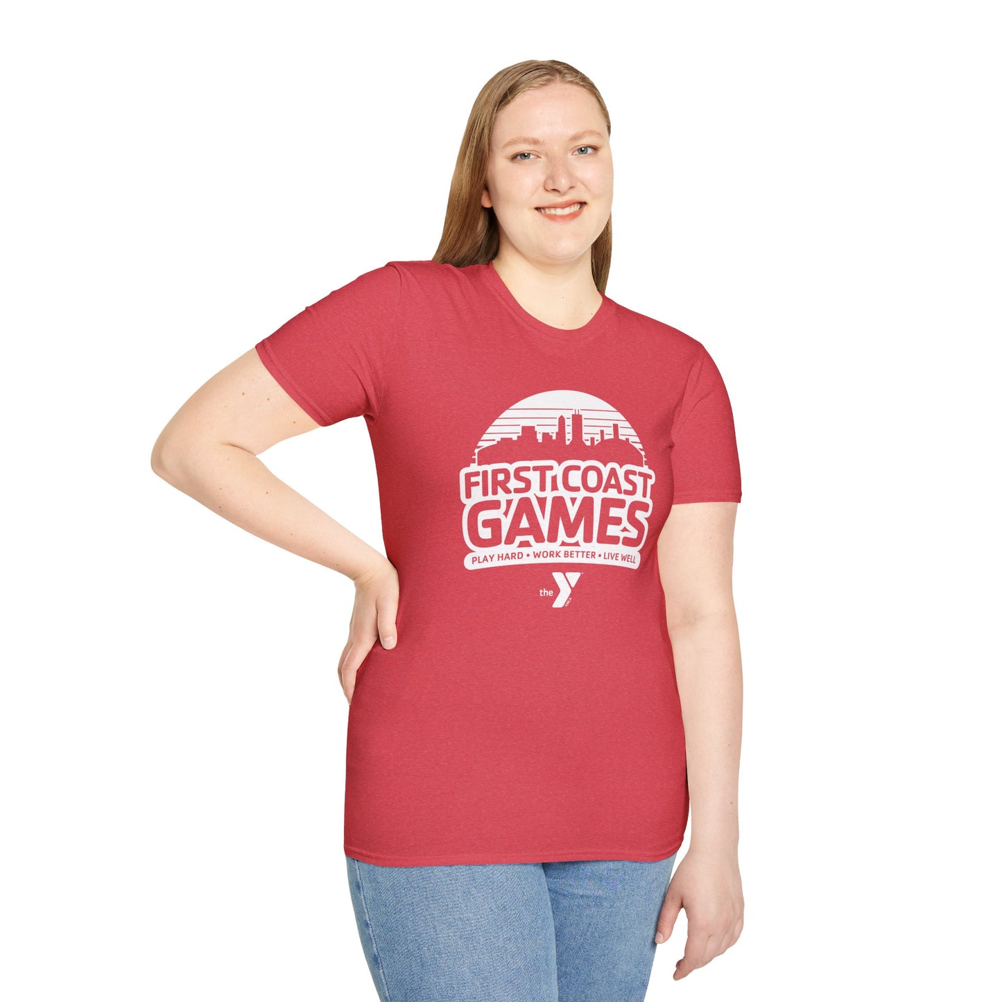 First Coast Games Skyline Unisex Softstyle T-Shirt