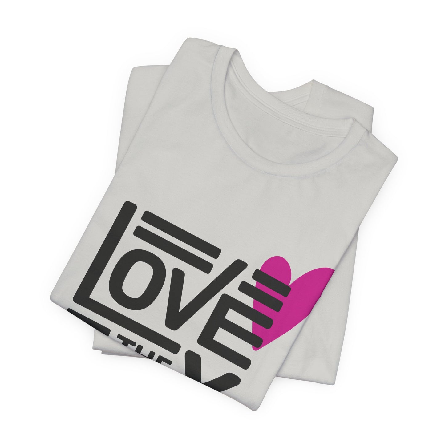 Love the Y - Grid Unisex Jersey Short Sleeve Tee