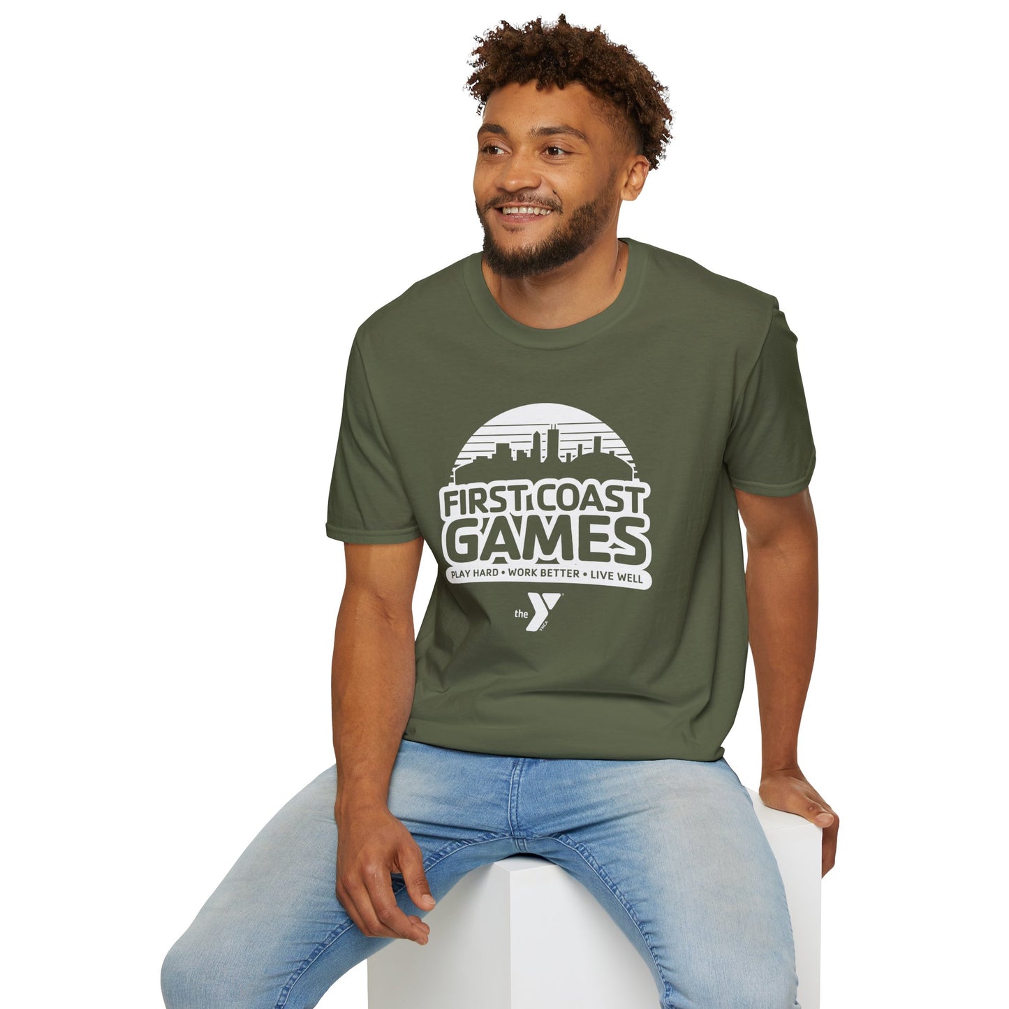 First Coast Games Skyline Unisex Softstyle T-Shirt