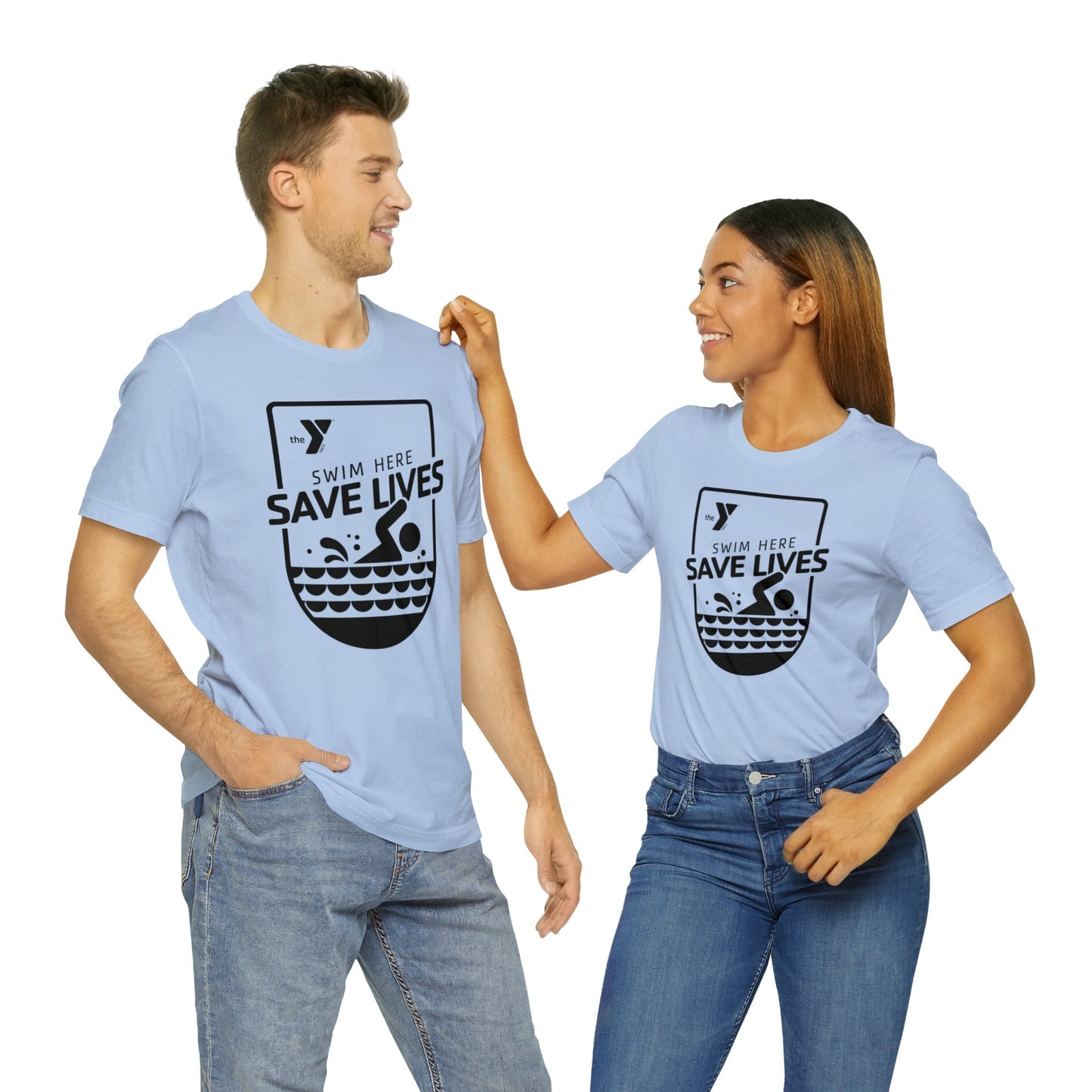 Safety Around Water Unisex Jersey Short Sleeve Tee