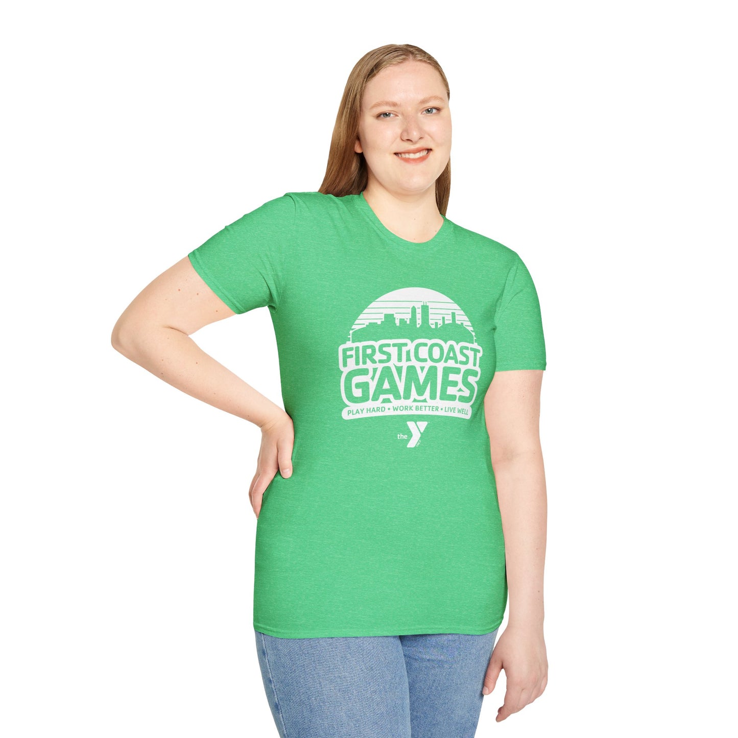 First Coast Games Skyline Unisex Softstyle T-Shirt