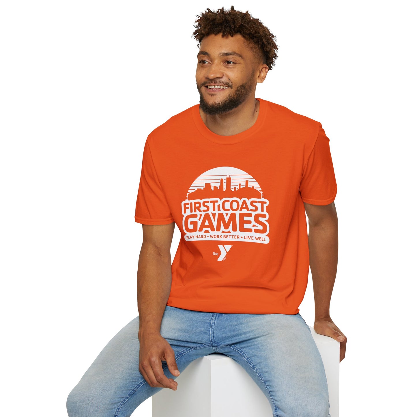 First Coast Games Skyline Unisex Softstyle T-Shirt