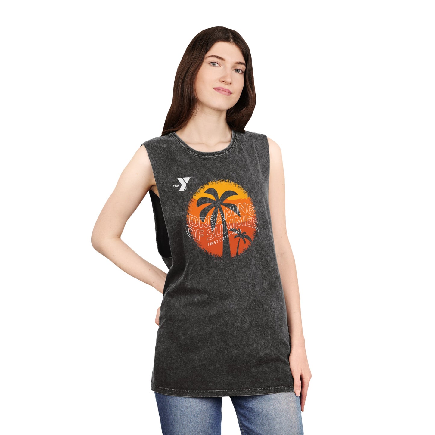 Summer Vibes - Dreaming Unisex Stonewash Tank Top